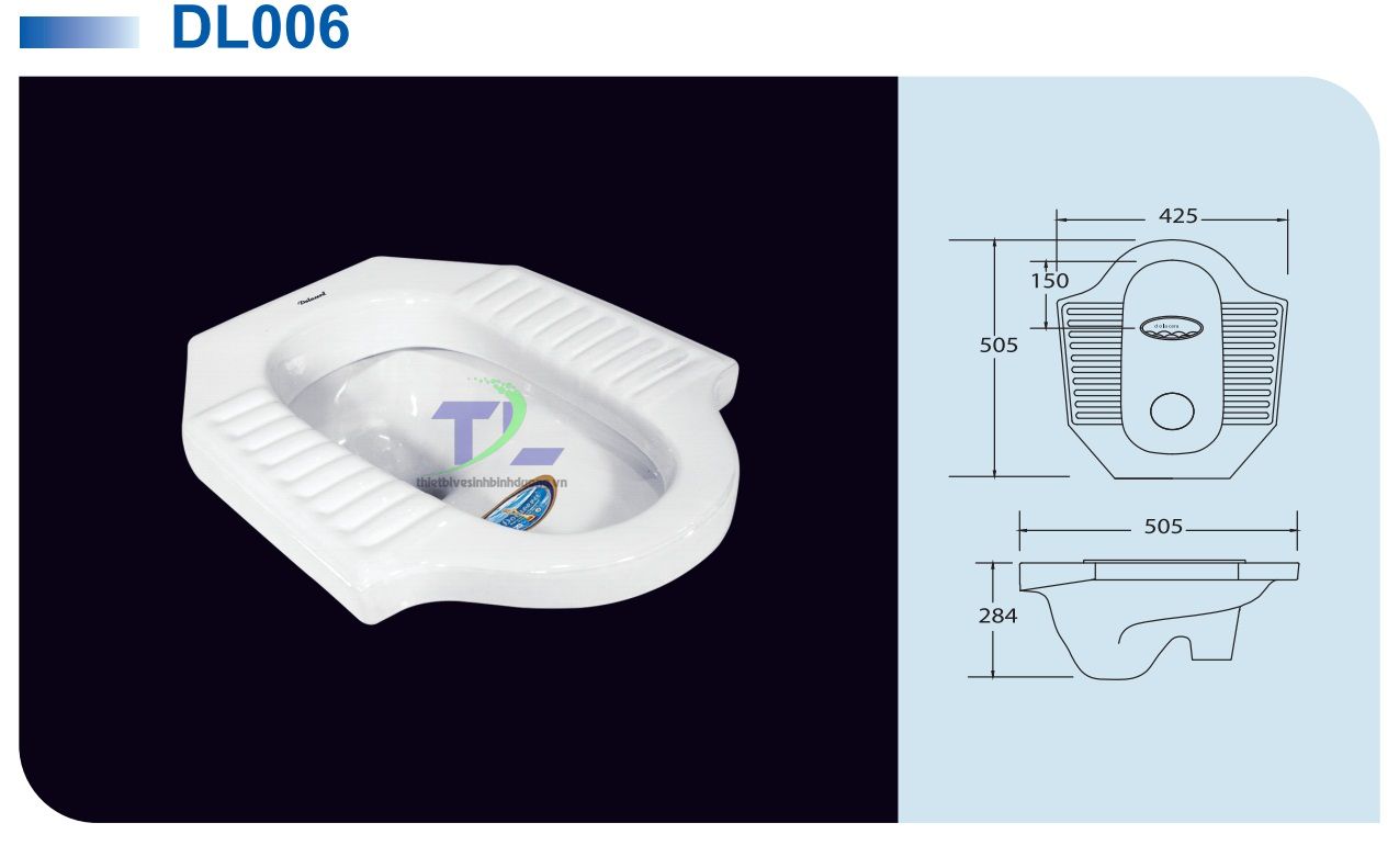 Bồn cầu sứ Dolacera DL006